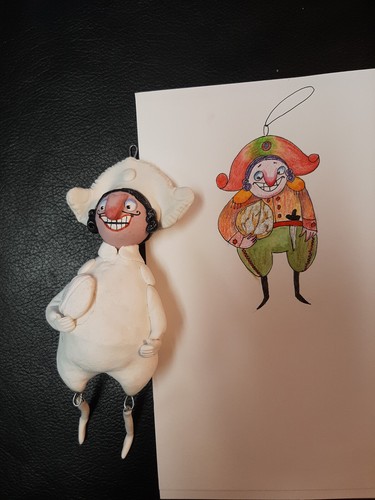 $30 OFFWhimsical Nutcracker, Handmade Christmas toy in folk style with handmade - Picture 8 of 9