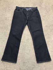 Levis Jeans 515 Womens 16 Black Denim Boot Cut Denim Lower Rise Made In USA