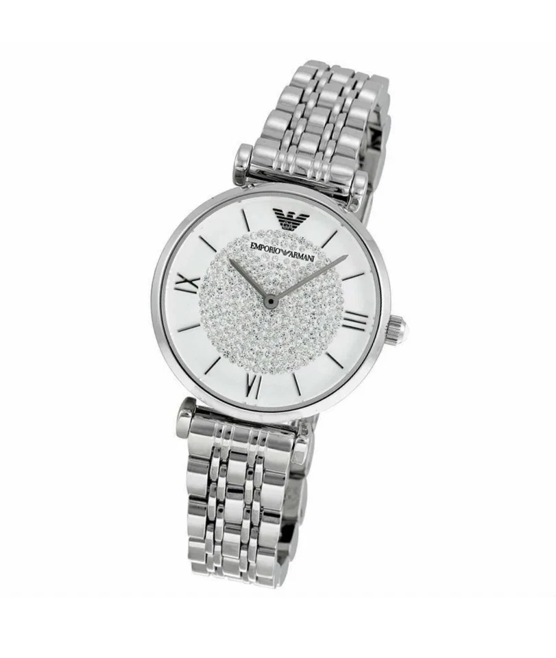 Reloj Emporio Armani nuevo en caja para mujer de acero inoxidable AR1925 ($400 precio de venta sugerido por el fabricante) nuevo auténtico Foto 2 de 4