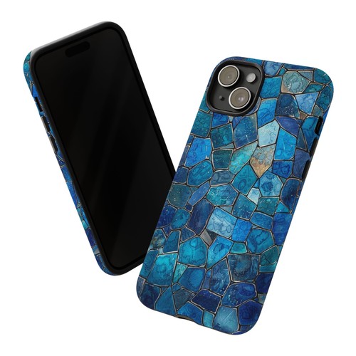Blue Tortoise Glass Mosaic - Phone Cover Case for iPhone, Galaxy, Pixel - 第 50/281 張圖片