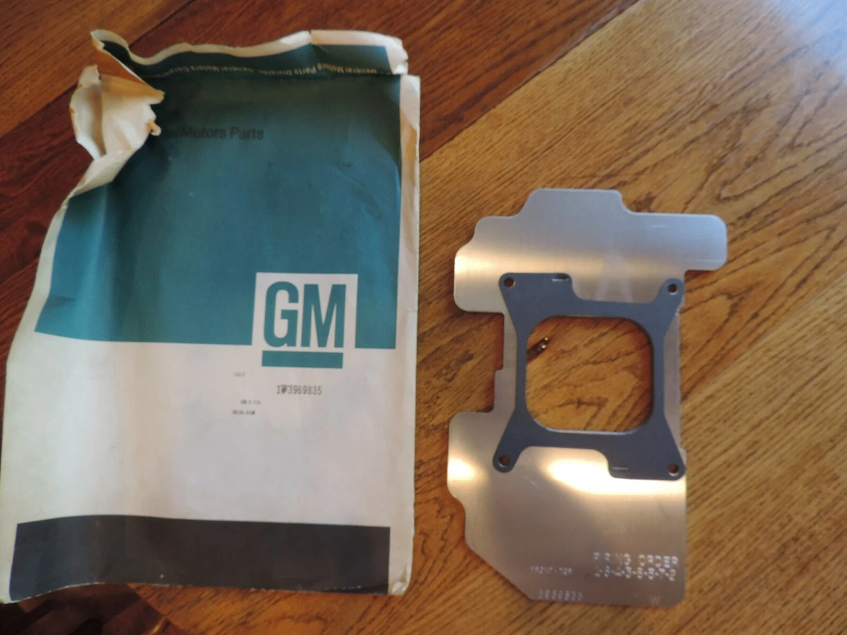 64-72 C2/C3 Corvette Holley Carburetor Heat Shield  Insulator-GM#3969835-NOS-NCRS | eBay