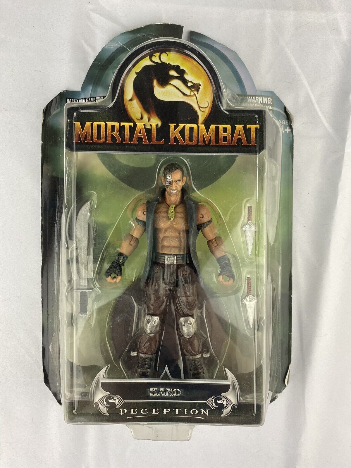 Jazwares Mortal Kombat Deception Kano 6 Inch Action Figure RARE