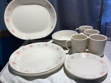 Corelle Corning Ware Forever Yours Sets of 4 U PICK Plates Bowls Cups or Platter