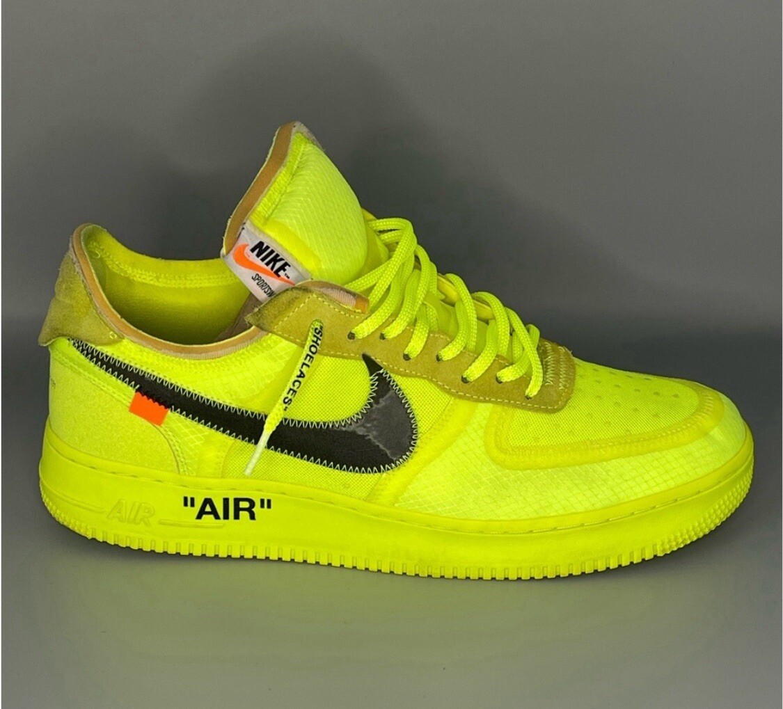 OFF WHITE X NIKE Nike Off White x Air Force 1 Low Volt taglia 13 con scatola