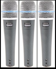 (3) New Shure Beta 57a Instrument Vocal Mic Auth Dealer Make Offer Buy It Now!