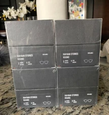 Ray-Ban Stories Round Smart Glasses - Black Frames with Green Classic G-15...