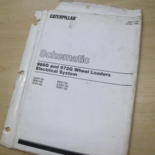 Caterpillar 966G 972G Wheel Loader Electrical System Wiring Schematic manual