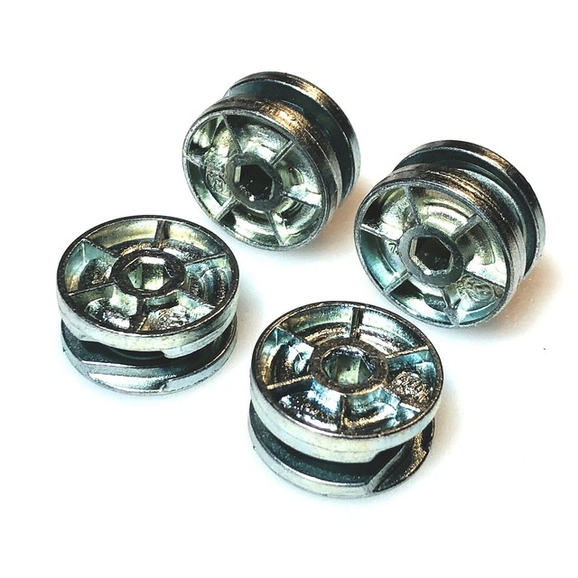 4 x IKEA 115349 Spiral CAM Wheel Lock (Small, 25mm) for TYSSEDAL