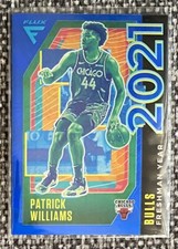 Patrick Williams 2020-21 Panini Flux Freshman Year Blue /99 Prizm