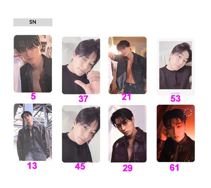 ATEEZ - Album Golden Hour: Part 3 Official Photocard POCA VER. KOR