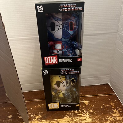 NEW DZNR LOT OPTIMUS PRIME BUMBLEBEE #01 #02 PLUSH DOLL FIGURE TOYS TRANSFORMERS