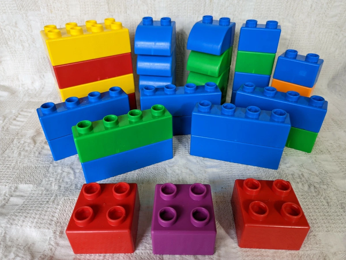 Lego 3-Piece Toy Organizer Cubes, Blue/Yellow/Red