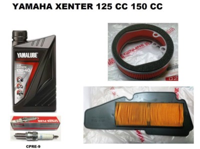 Kit Tagliando Completo Per Aprilia Habana Custom 125 (1999-2001): Filtro Olio, Candela CR7E E Olio Sintetico 2L 10W40