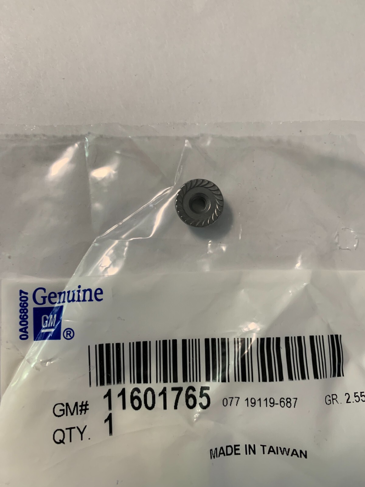 Genuine GM 11601765 Glow Plug Nut eBay