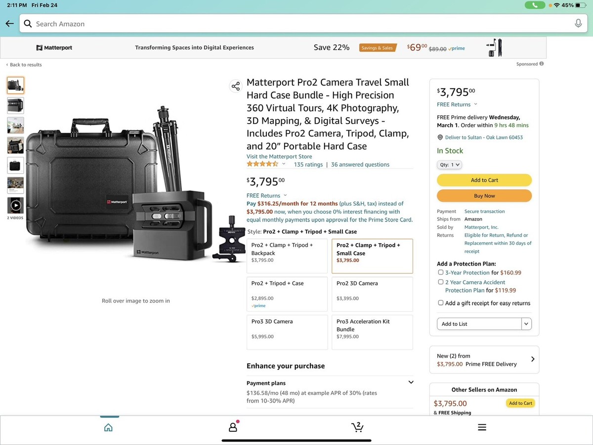 matterport pro2 3d camera | eBay