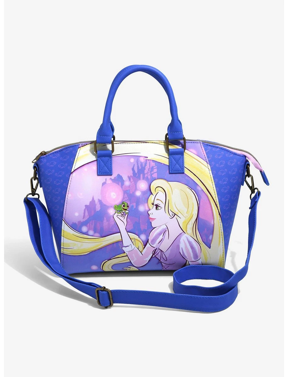 Loungefly Disney Tangled Rapunzel Pascal Satchel Bag Purse NEW with Tags