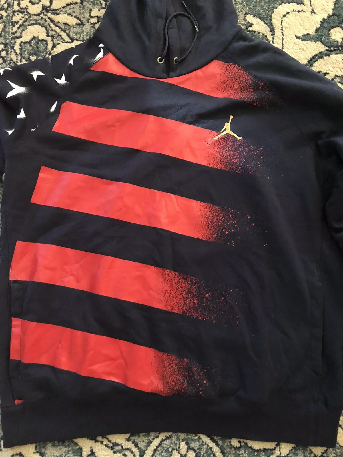 jordan aj 7 stars and stripes hoodie