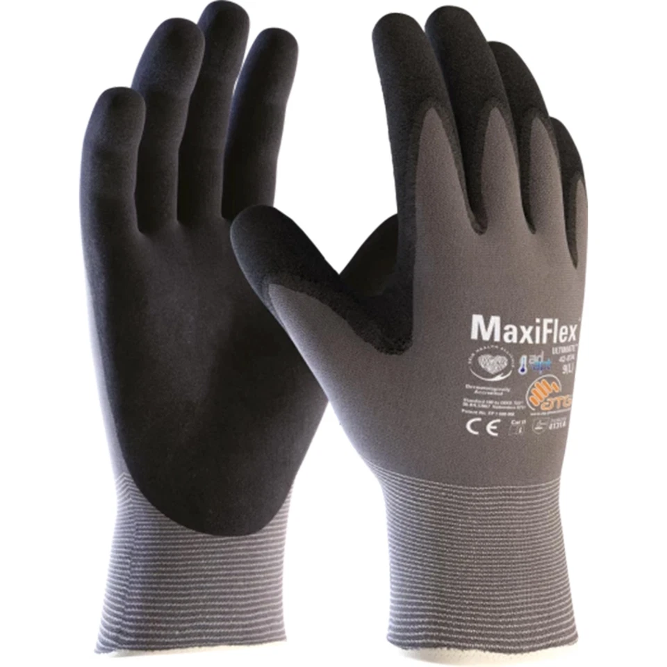 12 Paar Arbeitshandschuhe ATG MaxiFlex Ultimate Montagehandschuhe