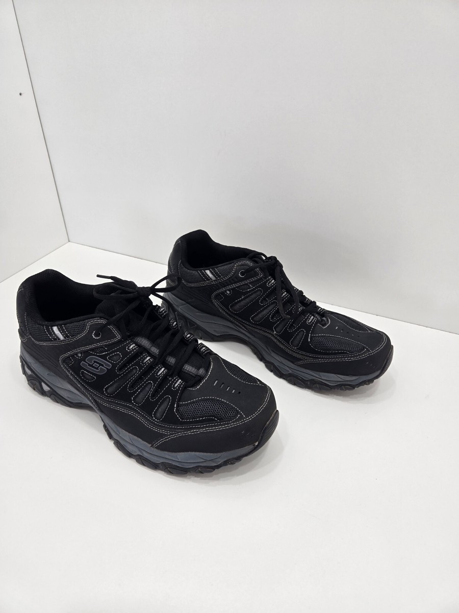 Skechers Athletic Hiking Shoes Black Men's With Insoles Size 14 SN