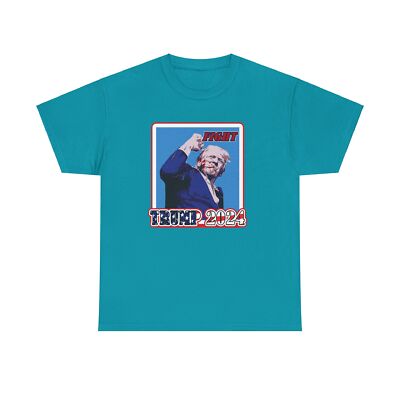 TRUMP FIGHT T-shirt MAGA Shot Bullet 2024 Rally Shooting Never Surrender Shirt 