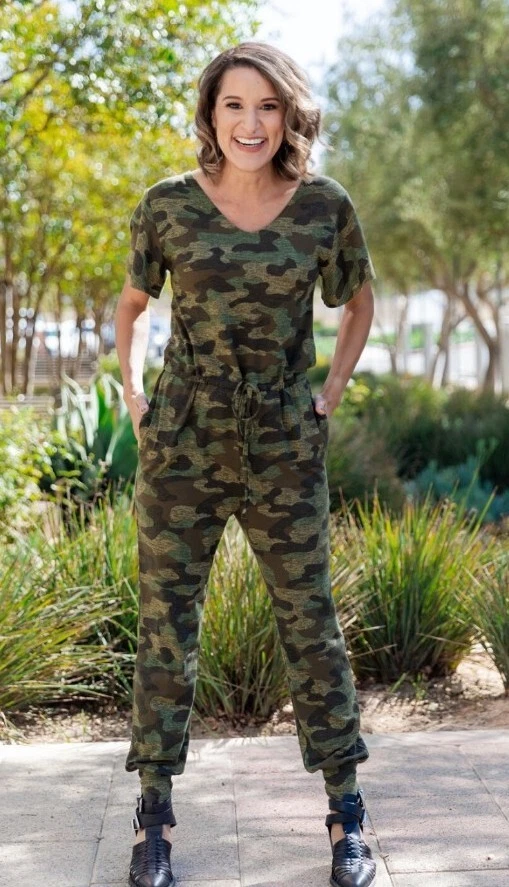 One piece camouflage best sale jumpsuit