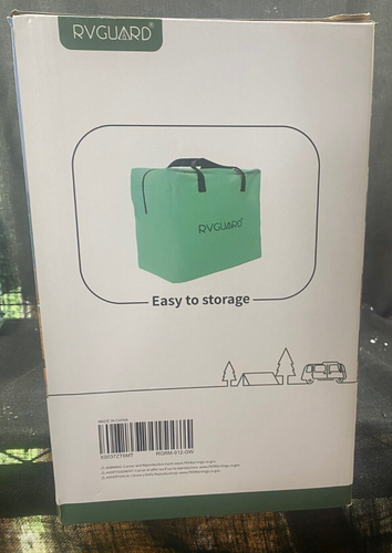 RVGUARD Camping Outdoor Rugs 9 x 12 Feet Waterproof NEW in Box - Picture 2 of 3