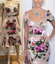 Dolce & Gabbana 🌸Stunning🌸Floral Lace Dress IT 42