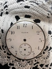 Vintage Elgin National Watch Co. Pocket Watch 28098536 PARTS ONLY