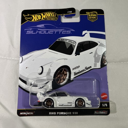 🔥2025 New Hot Wheels Premium Car Culture Silhouettes RWB Porsche 930 White