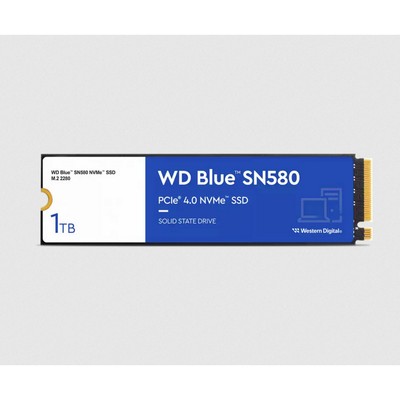 Western Digital Blue  SN580 1 TB Interne M.2 PCIe NVMe SSD 2280 PCIe NVMe 4.0...
