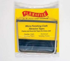 Creations Unlimited Micro Finishing Cloth Abrasive Tapes w/Frame 1 Each: 1 15129