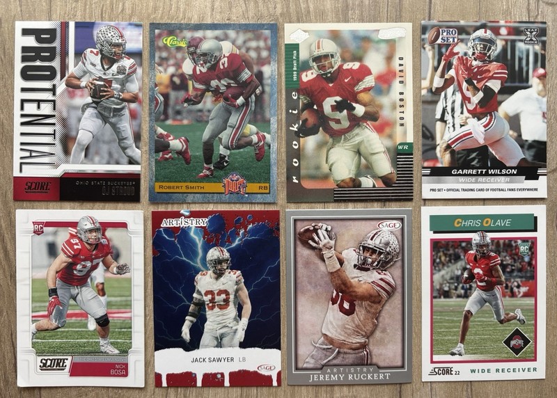 CJ Stroud & Ohio State Buckeyes ⭐️ 8 Card Lot - Bosa Robert Smith Boston Olave