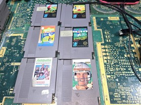 NES Golf & 5 Exact Type Other Games-Intact-Stickers-Marks-Untested-READ ALL