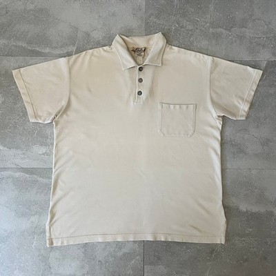 HERMES ポロシャツ　polo shirts 70s 80s 90s Hermes Women's XL 1990s Rythmes Gold Navy Nautical Vintage