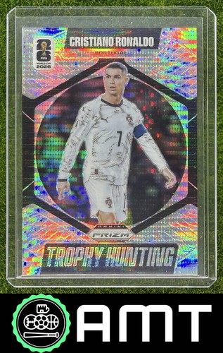 Cristiano Ronaldo 2026 Panini Prizm World Cup Trophy Hunting Preferred Portugal