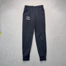 Under Armour Jogger Sweatpants Boys Large Black 26x28 Athletic Tapered Loose