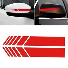 2 Pcs Car Rearview Mirror Stickers Safety Reflective Decals For Night Visib GDYB