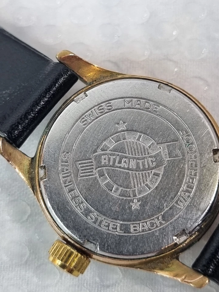 ATLANTIC. Vintage women's mechanical watch. Switzerland. 17 JEWELS INCABLOC. - Image 2 of 4