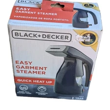 Black & Decker Easy Garment Steamer Powerful Quick Heat Up Easy Fill Water  New