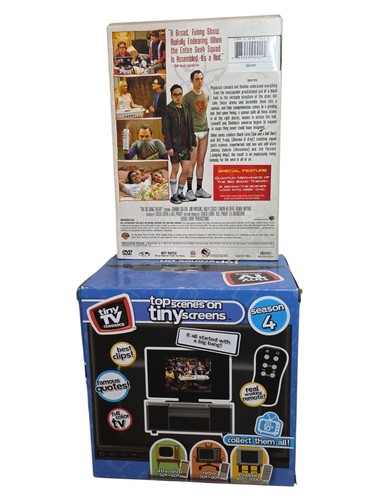 The Big Bang Theory Tiny TV Classics Real Working TV & Remote & Season 1 DVD - Picture 8 of 21
