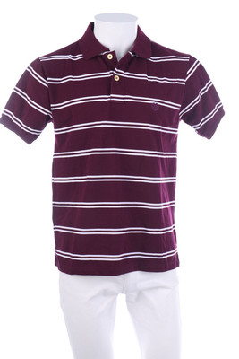 JOE BOXER Poloshirt Streifen M lila