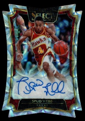 2016-17 Panini Select - Die-Cut Autographs Spud Webb #33 Scope /49 (AU)