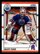  275 Grant  Fuhr 31 Oilers 1990 Score Hockey Sports Trading Card TC