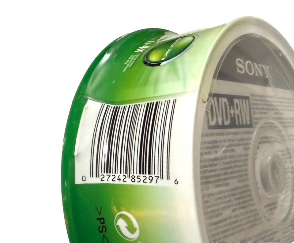 25 pk SONY Blank DVD+RW 4x Logo Branded 4.7GB Rewritable DVD Disc - 25DPW47SP - Image 3 of 4
