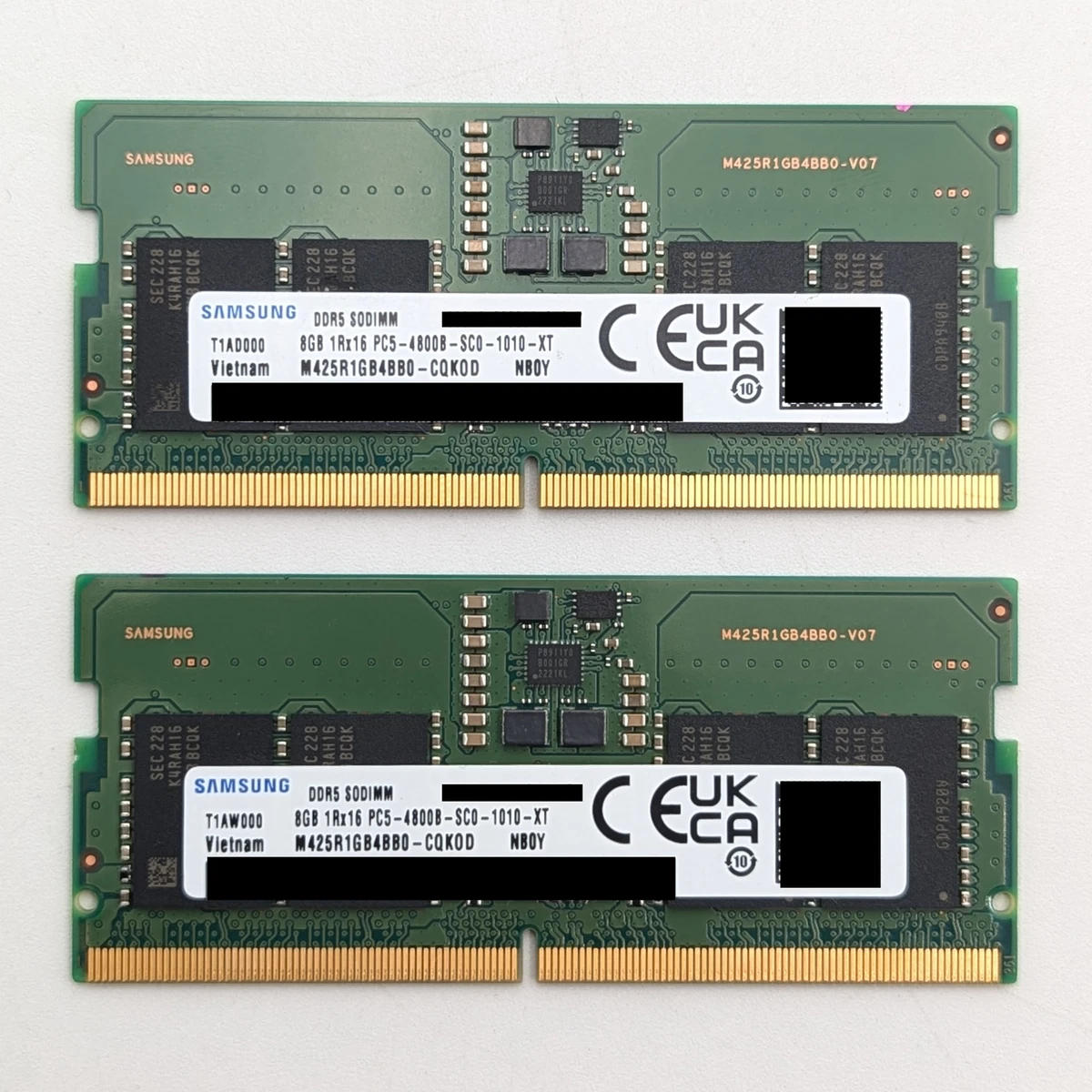 Samsung SO-DIMM Computer Memory (RAM) 16 GB Total Capacity for