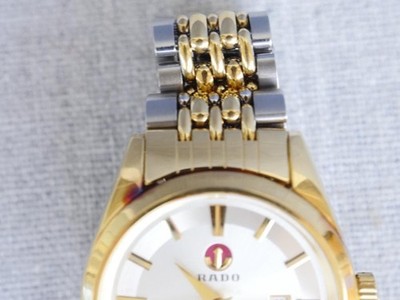 Rado Golden Horse Watch Men Automatic Gold Round Date Swiss Made