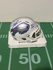 Josh Allen Buffalo Bills 2025 Rivalries Mini Helmet signed,Inscribed BSA COA