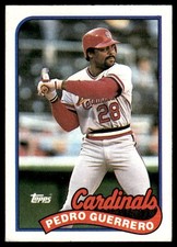 1989 Topps Pedro Guerrero St. Louis Cardinals #780