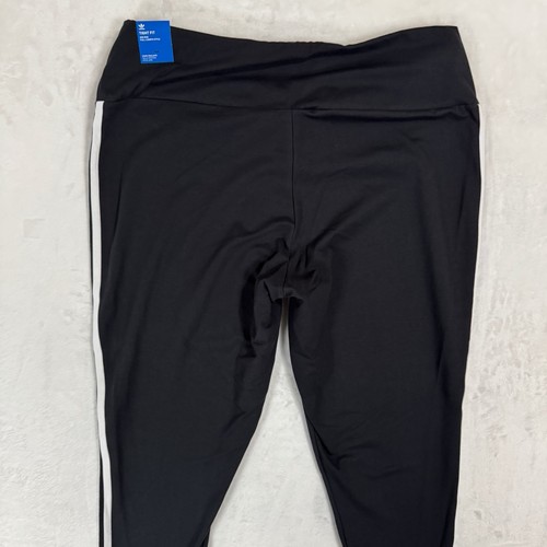 NEW Adidas Originals Cotton 3 Stripes Tights Size 3XL Mid Rise Tight Fit Jersey - Picture 7 of 15