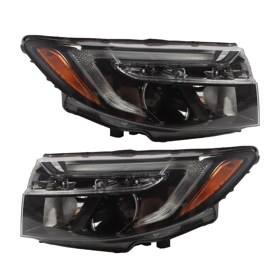 Headlights Assembly Pair For Honda Ridgeline 2021-23 Passport 2022-23 LED 7-wire - Imagem 2 de 4